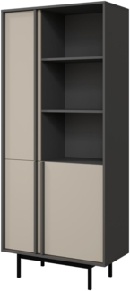 Regal Agova 3D AL02 (Farbe: Anthrazit / Hellbeige)
