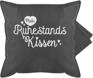Shirtracer Kissenbezüge Mein Ruhestands Kissen, (1 Stück), Rentner Rente