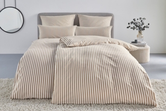 LeGer Home by Lena Gercke Bettwäsche Linnea, Flanell, 2 teilig, aus 100% Baumwolle, Streifendesign