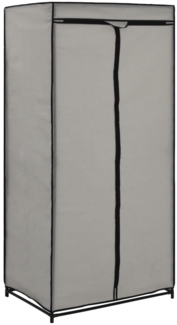 vidaXL Kleiderschrank Grau 75×50×160 cm 282440