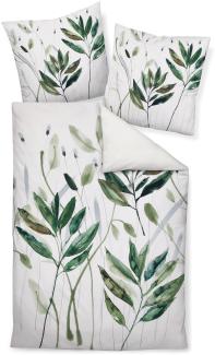 Janine Mako-Satin Bettwäsche Modern Art 42066-06 Grün