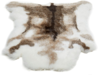 Andiamo Fellteppich Rentier Kunstfell, fellförmig, Höhe: 61 mm, Kunstfell, Hochflor, als Bettvorleger oder Sitzauflage geeignet