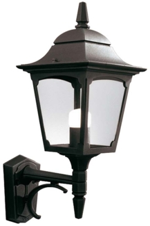 Außenleuchte, Wandlampe, ALU-Druckguss Glas, H 48 cm