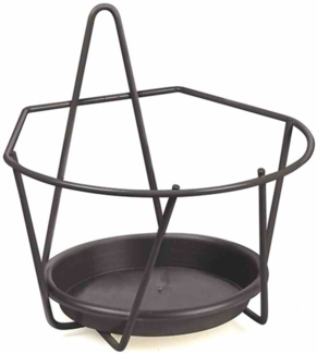 JARDIFER 330055 Wand-Blumentopfhal. Ø16cm grau