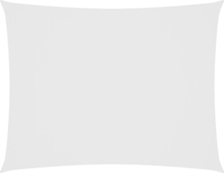 vidaXL Sonnensegel Oxford-Gewebe Rechteckig 3x4 m Weiß 135265