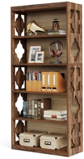 Tribesigns Bücherregal mit 6 Ebenen, 178cm freistehende Standregal, offenes Ausstellungsregal