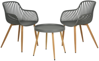 Balkon-Set Easy , Polypropylen , Grau , 0 x 0 x 0 cm
