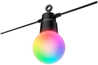 Hama LED-Lichterkette LED Lichterkette Outdoor (mit App, 12 Glühbirnen, 16 Mio. Farben, 8 m)
