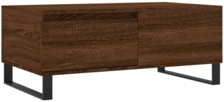 Couchtisch, Sofatisch Braun Eichen-Optik 90x50x36,5 cm Holzwerkstoff