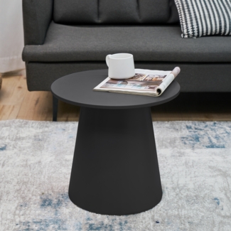 Couchtisch Nyd 40xØ44 cm Schwarz [en. casa]