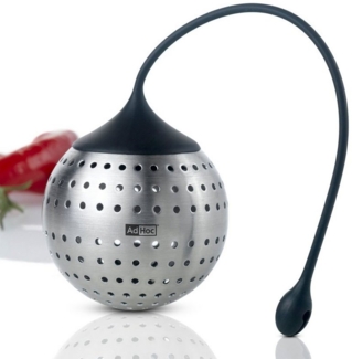 AdHoc Teesieb Gewürzfilter Spice Bomb, Edelstahl, Silikon, (1-St), flexbiler Einsatz für Gewürze, großblättrigen Tee uvm.