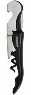 GastroMAX Faltbarer Korkenzieher schwarz 12 x 2 x 1,5 cm