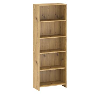 Domando Bücherregal Polverigi M2 Modern für Wohnzimmer Breite 72cm, praktisches Design in Artisan Eiche