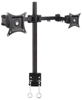 Techly Schreibtischhalterung f. 2LCD 13-27 diagonal Klemme
