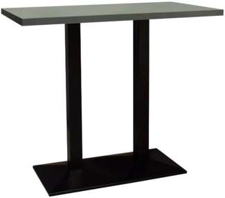 Tisch Biblis-System / Big Bistro, Grün, Schwarz, 120 x 75 x 50 cm