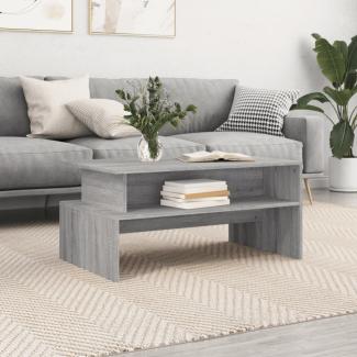 Couchtisch 90 x 55 x 42,5 cm Holzwerkstoff Grau