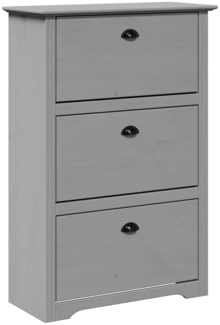 vidaXL Schuhregal BODO Grau 80x35x118 cm 4016883