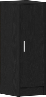 vidaXL Schuhschrank Schwarz Eiche 32 x 35 x 92 cm Holzwerkstoff 862685