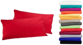 MOON Heimtextilien Kissenbezug / Seitenschläferkissenbezug 2er Pack MOON-Luxury Linon 100% Baumwolle, Linon