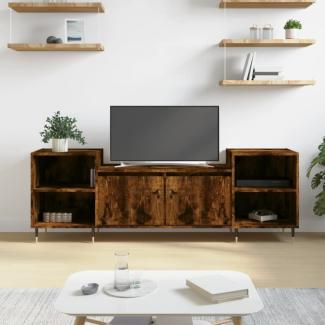 vidaXL TV-Schrank Räuchereiche 160x35x55 cm Holzwerkstoff 831337