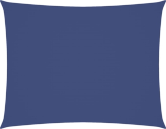 vidaXL Sonnensegel Oxford-Gewebe Rechteckig 3,5x5 m Blau 135545