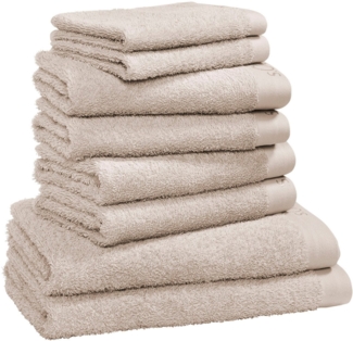 s.Oliver Handtuch Set s.Oliver, Premium Qualität, 600 gr/m², Walkfrottier (Set, 8-St), 2 Gästetücher 30x50, 4 Handtücher 50x100, 2 Duschtücher 70x140