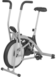 GORILLA SPORTS Heimtrainer mit Display - 2-in-1-Fahrrad, verstellbare Sattelhöhe in 9 Stufen (1-tlg)
