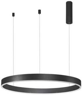Nova Luce 9530213 MOTIF LED Pendelleuchte 80cm CCT 2700-6000K Schwarz dimmbar