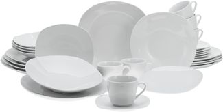 Square Weiss, Kombiservice 30-tlg (mo)