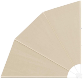 vidaXL Balkon Sichtschutz Beige 140 x 140 cm Polyester 42000925