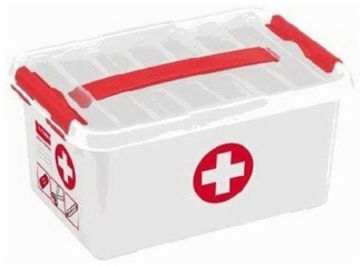 Sunware Erste Hilfe - Box Q-Line 6 l 30 x 20 x 14 cm Kasten