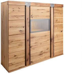 Highboard Wildeiche / Zerreiche 160 x 45 x 142 natur NEW AMSTERDAM #07