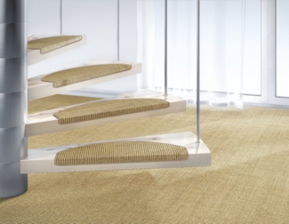 Dekowe Stufenmatte Mara S2, halbrund, Höhe: 5 mm, 100% Sisal, große Farbauswahl, selbstklebend, auch als Set 15 Stück
