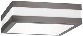 Rabalux Stuttgart Außen Deckenleuchte 2x E27 anthrazit eckig 285mm