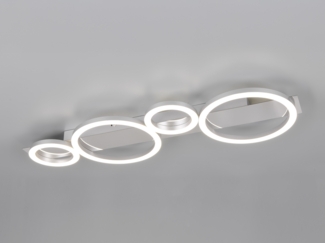 Reality LED Deckenleuchte Lumos chrom - weiß