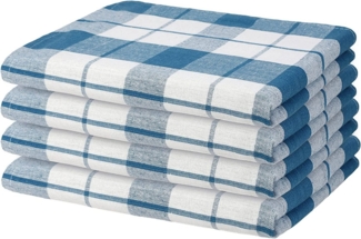 Hometex Premium Textiles Geschirrtuch 4er Set Geschirrtücher Grubentücher, Aus 100% Baumwolle, 50 x 70 cm, Extra saugfähig und schnell trocknend