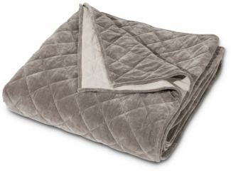 Mirabeau Tagesdecke Quilt Verdier braun