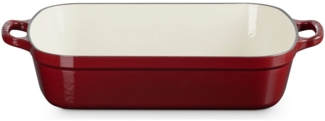 LE CREUSET Bräter Bratreine Signature garnet 40,2cm, Emailliertes Gusseisen