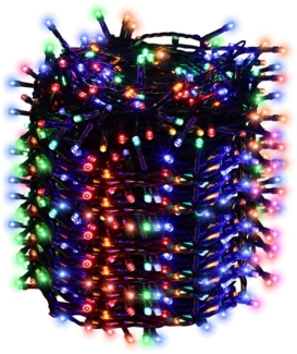 Clanmacy LED-Lichterkette 10-200M LED Lichterkette Weihnachten für Außen Innen 8 Modi Party Deko, Weihnachtsdeko Innen/Außen, 8 Modi Speicherfunktion, Wasserdicht