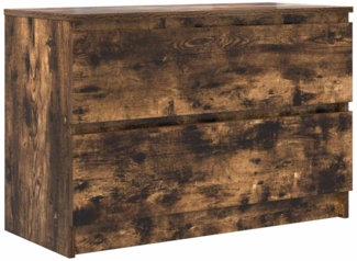 vidaXL TV-Schrank Räuchereiche 80x35x54 cm Holzwerkstoff 861791