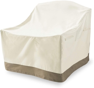 Lumaland Abdeckplane für Gartenstühle - 64 x 79 x 102 cm - Beige