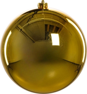 TrendLine Dekokugel Ø 20 cm Gold Weihnachtskugel Christbaumkugel