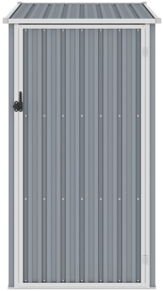 vidaXL Gerätehaus Grau 87x98x159 cm Verzinkter Stahl 46290