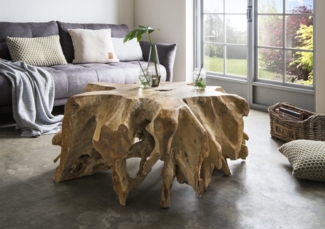 More2Home Couchtisch THORSTEN, Teakholz Wurzel, ca. 80 cm