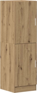 vidaXL Küchenschrank Artisan-Eiche 38x41,5x131,5 cm Holzwerkstoff 860120