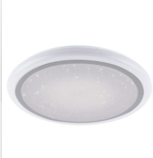 SellTec LED Deckenleuchte LED Deckenlampe LUISA 60cm, Farbwechselsteuerung (CCT-Lichtmanagement), RGB Farbwechsel, dimmbar über Fernbedienung, Memory-Funktion, 1xLED-Board / 37,00 Watt, warmweiss - kaltweiß (CCT), LED Sternenhimmel, dimmbar, CCT + RGB ...