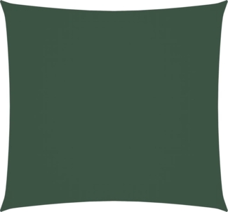 vidaXL Sonnensegel Oxford-Gewebe Quadratisch 5x5 m Dunkelgrün 135471