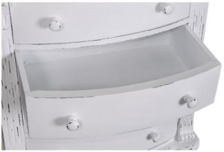 Casa Padrino Jugendstil Kommode mit 4 Schubladen - Barock Landhaus Stil Möbel - Massivholz