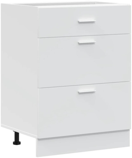 vidaXL Küchenunterschrank Lyon Weiß Holzwerkstoff 854250