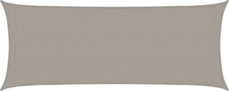 vidaXL Sonnensegel 160 g/m² Rechteckig Hellgrau 2x5 m HDPE 4001978